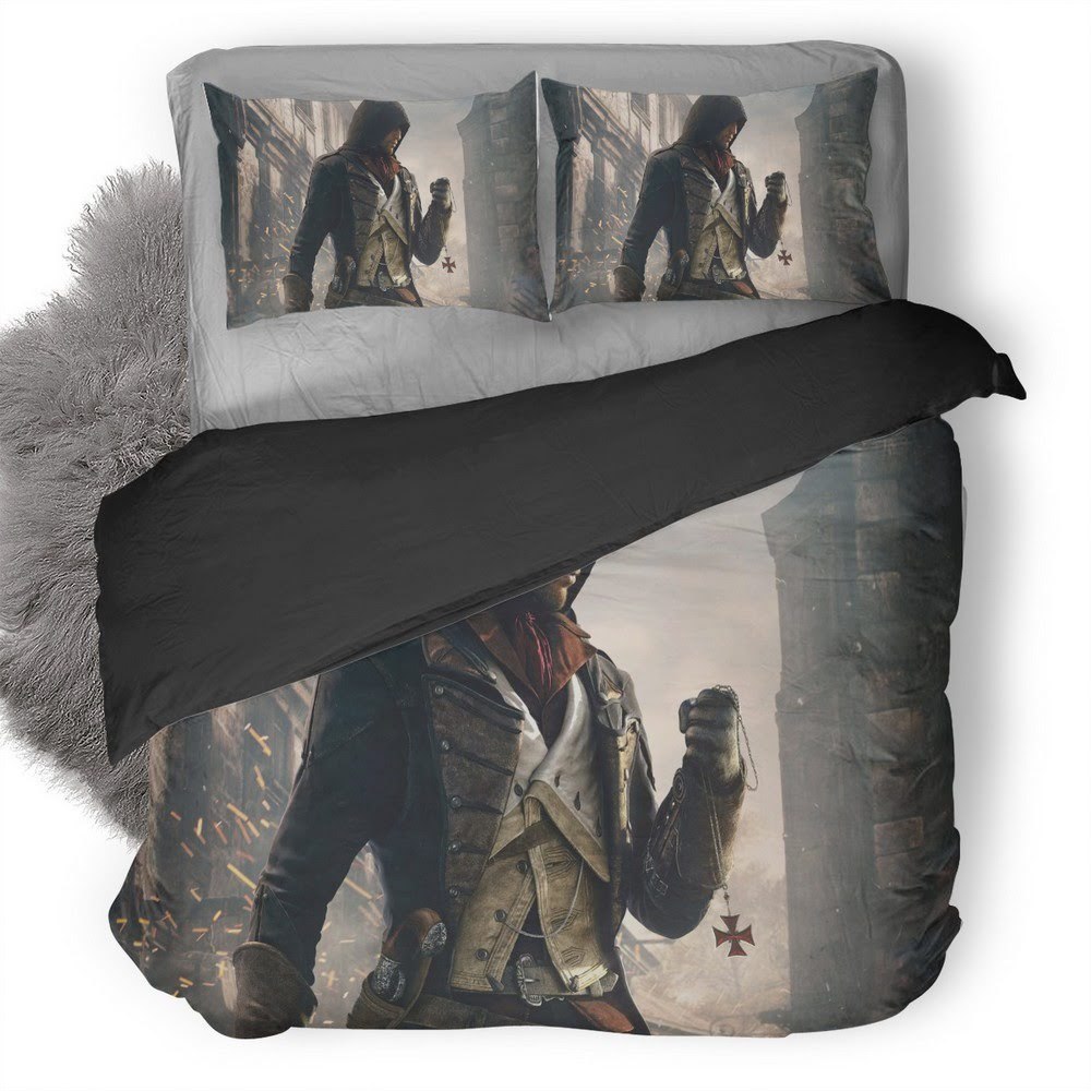 Assassin’S Creed Unity 3D Customized Duvet Cover Bedding Set