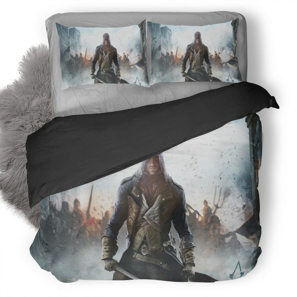 Assassin’S Creed Unity 3D Customized Duvet Cover Bedding Set