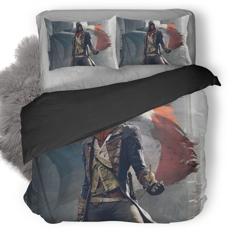 Assassin’S Creed Unity 3D Customized Duvet Cover Bedding Set