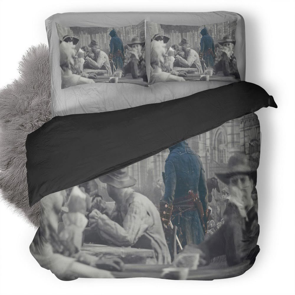 Assassin’S Creed Unity 3D Customized Duvet Cover Bedding Set
