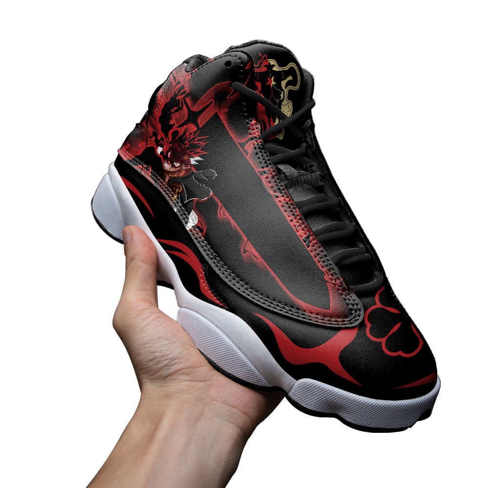Asta Demon Form JD13 Sneakers Custom Black Bull Magic Knights Shoes