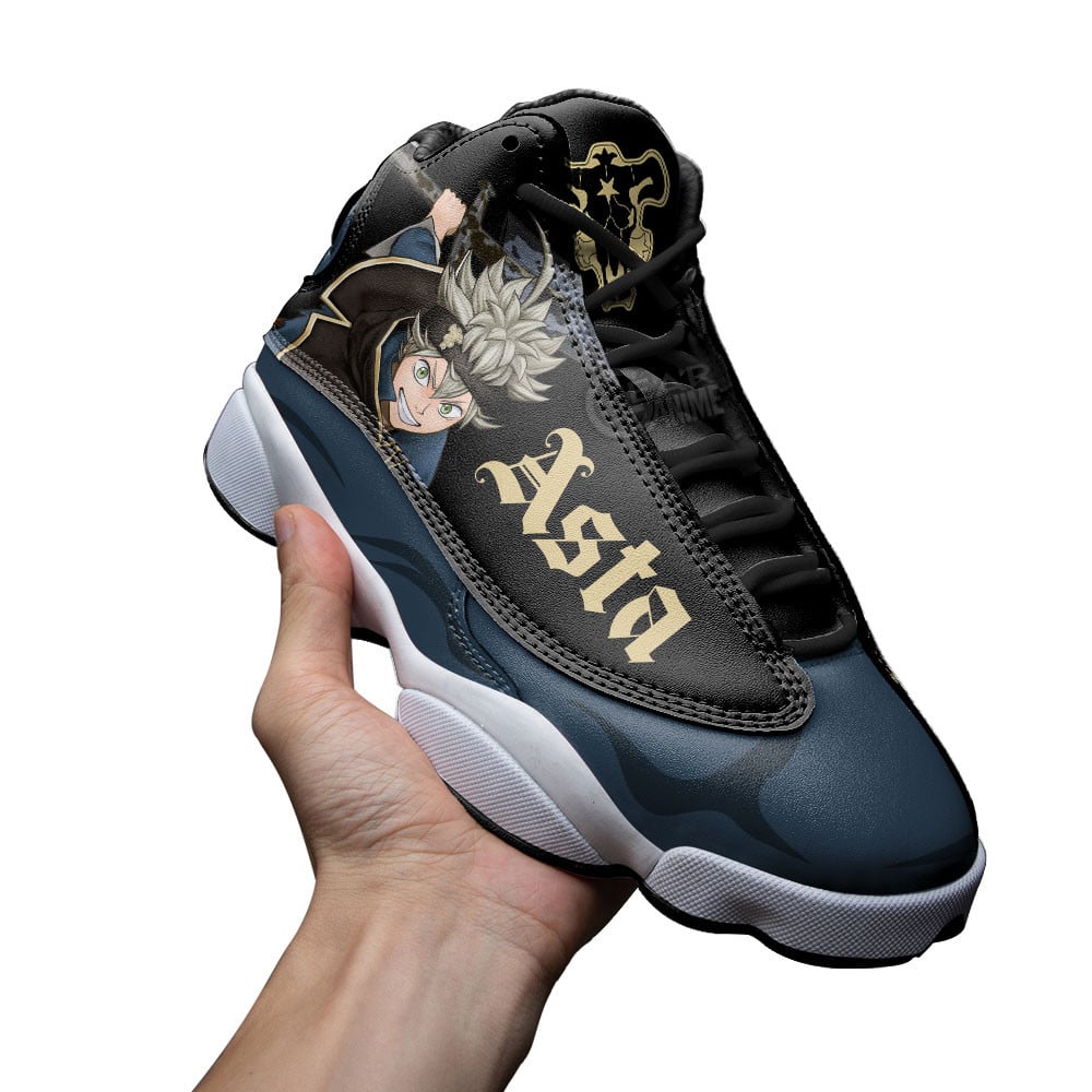 Asta JD13 Sneakers Black Clover Custom Anime Shoes