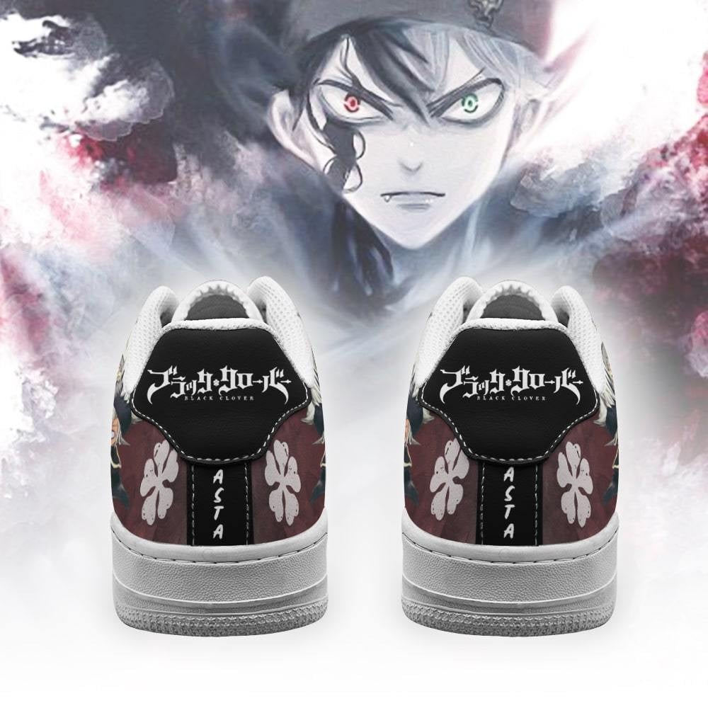 Asta Sneakers Black Bull Knight Black Clover Anime Shoes