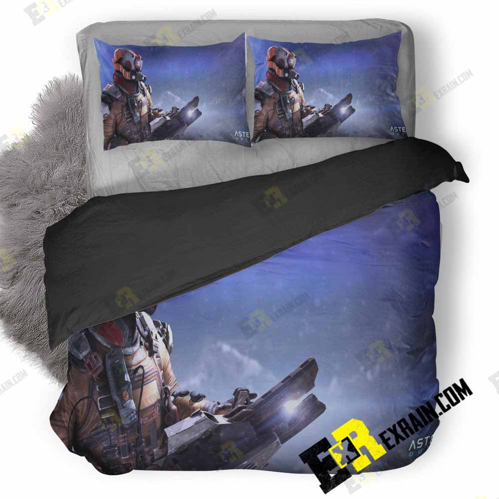Asteroid Outpost F8 3D Customized Duvet Cover Bedding Set