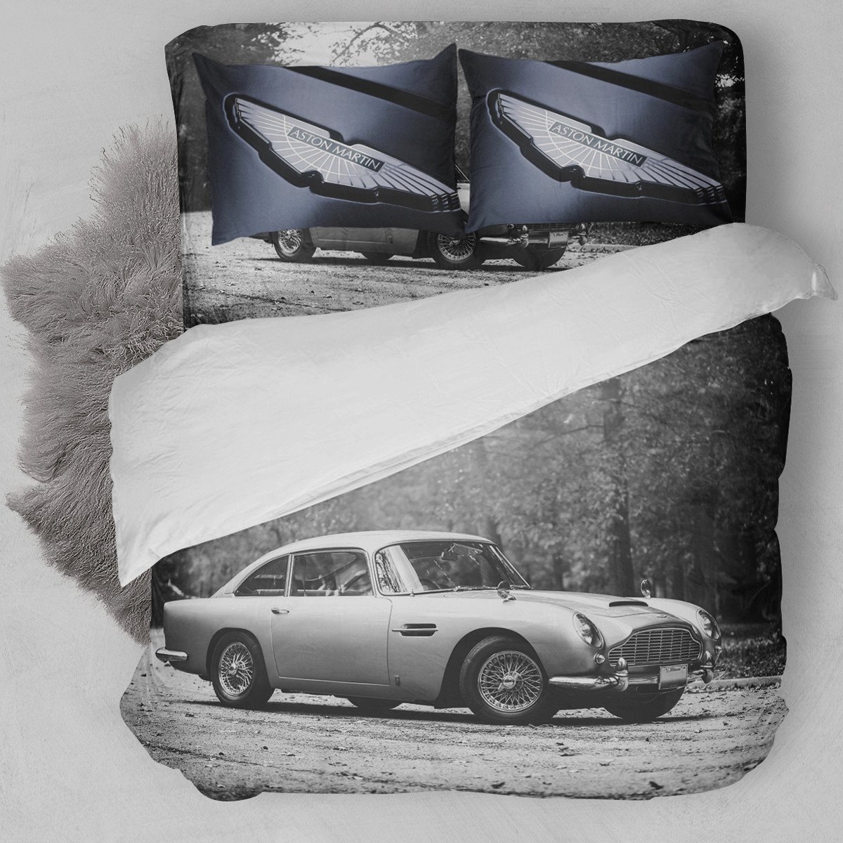 Aston Martin Db5 Duvet Cover Bedding Set