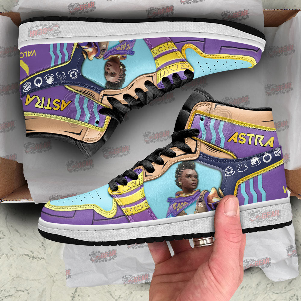 Astra Valorant Agent JD Sneakers Shoes For Fans Sneakers, Air Jordan Hightop