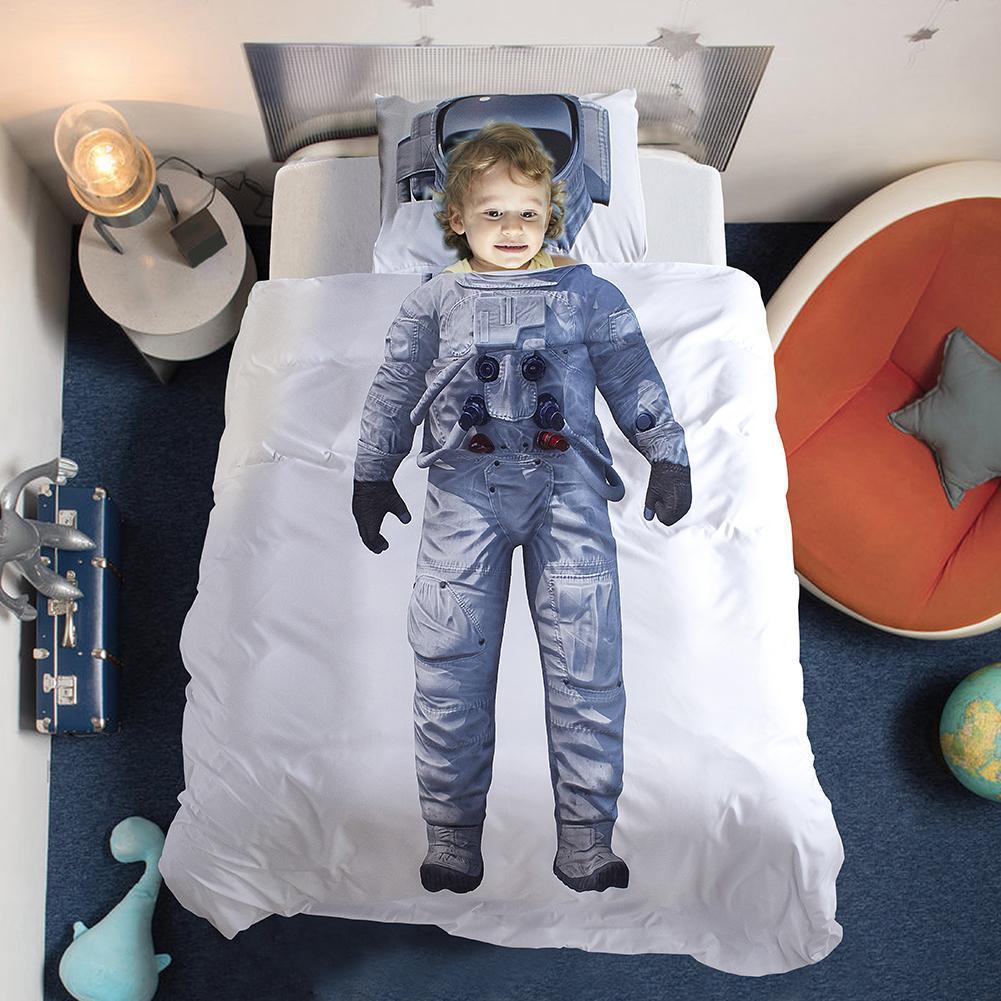 Astronaut Captain Duvet Cover Bedding Set