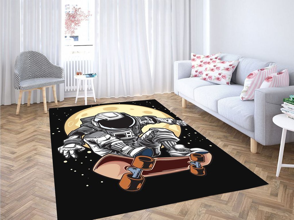 Astronaut Wallpaper Living Room Modern Carpet Rectangle Rug