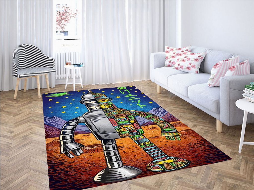 Astronot Art Living Room Modern Carpet Rectangle Rug