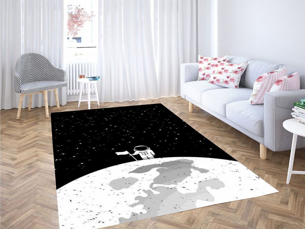 Astrounot In Moon Wallpaper Living Room Modern Carpet Rectangle Rug
