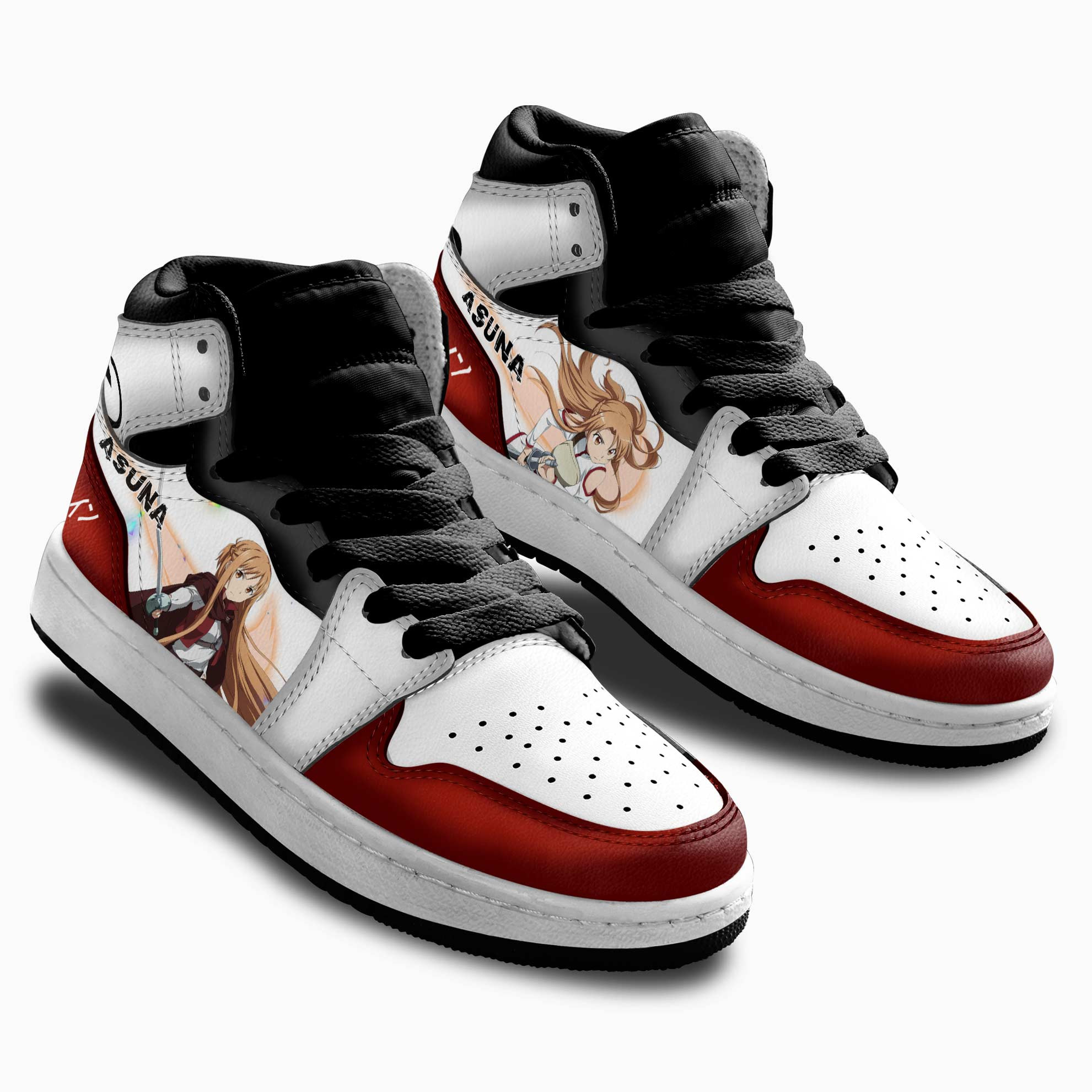 Asuna Kids Sneakers Custom Sword Art Online Anime Shoes For Kids