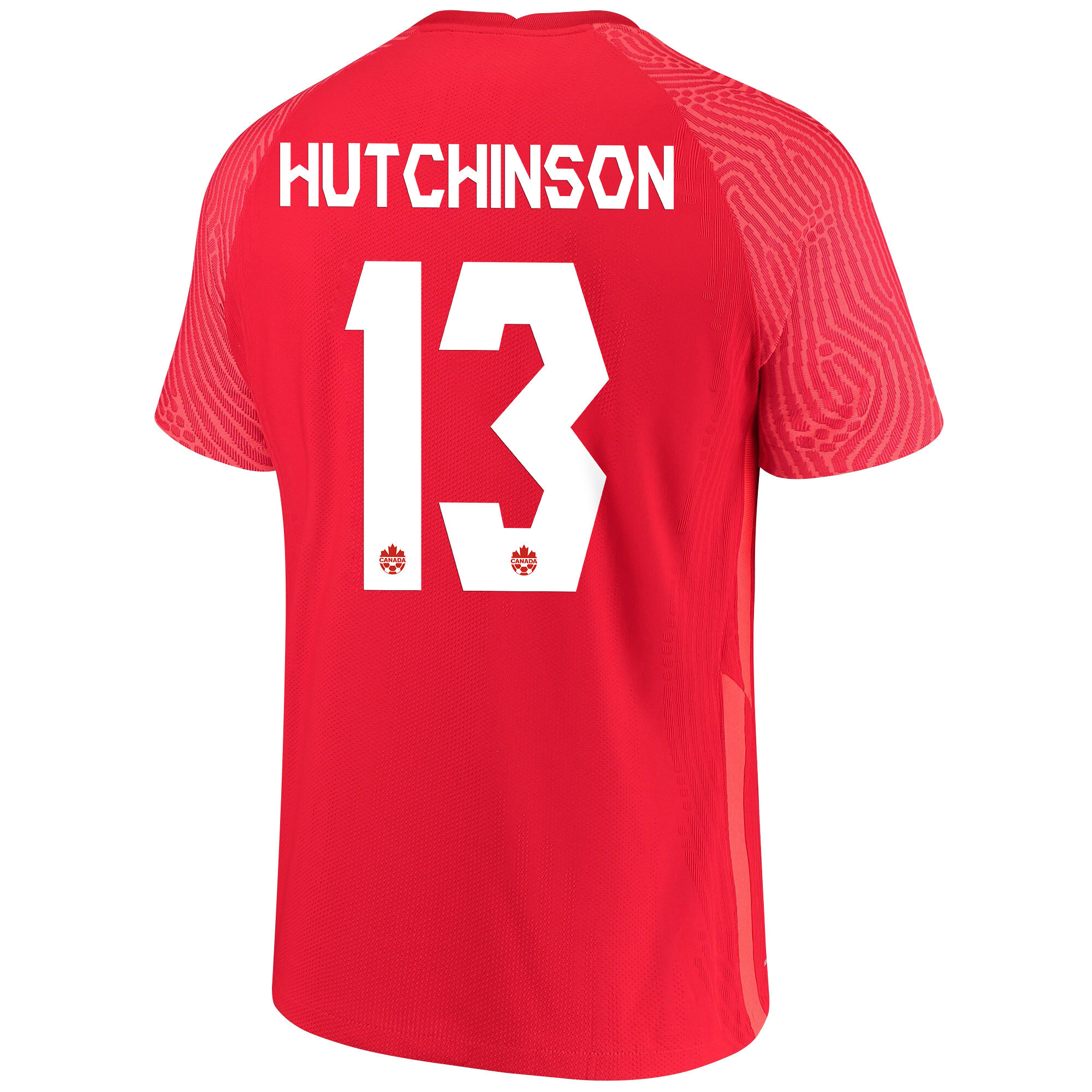 Atiba Hutchinson 13 Canada National Team FIFA World Cup Qatar 2022 Patch – Home Men Soccer Jersey