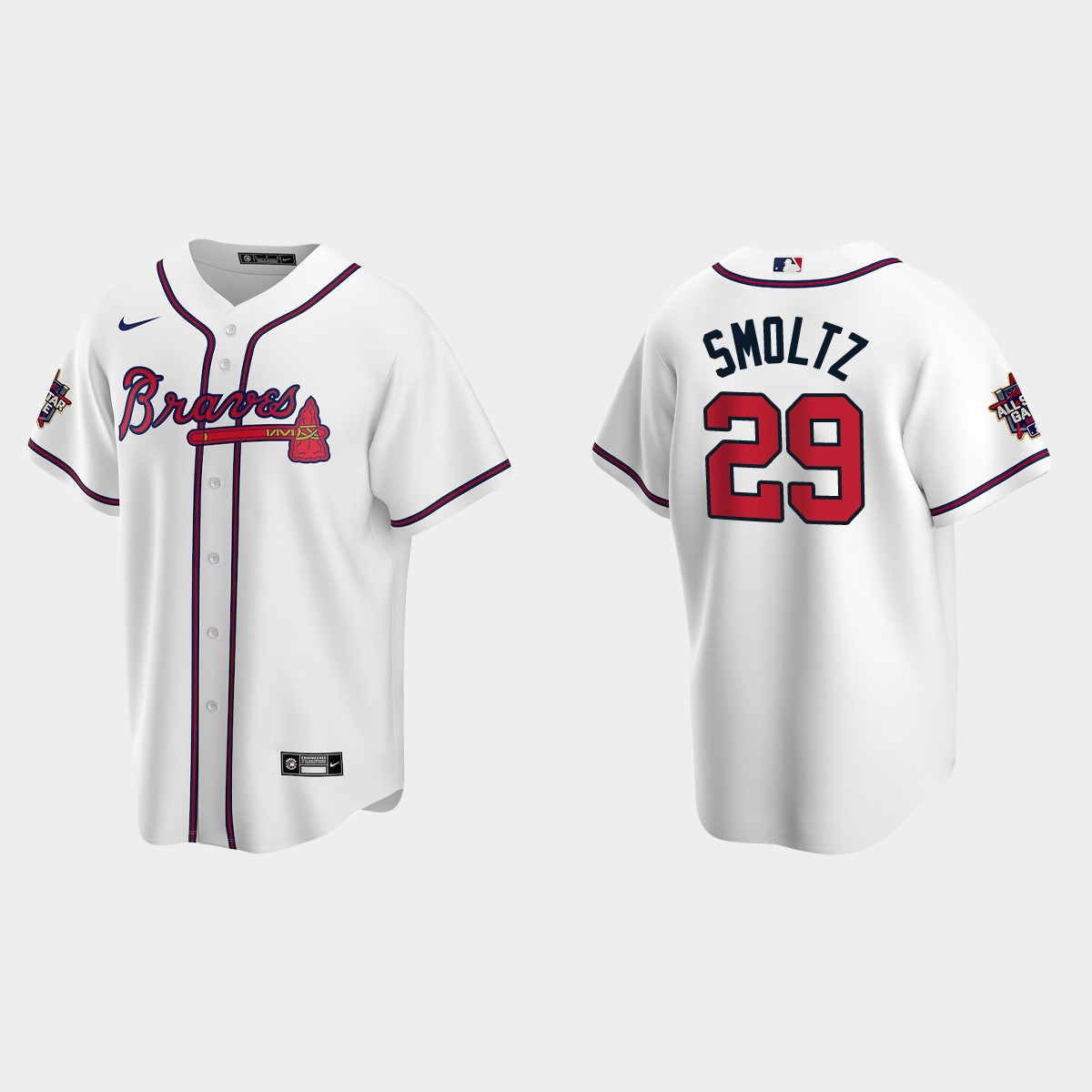 Atlanta Braves #29 John Smoltz 2021 MLB All-Star Game Jersey - White