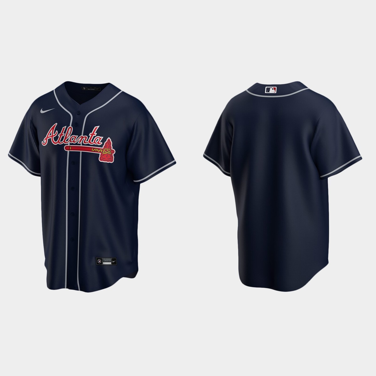 Atlanta Braves # Navy 2020 Alternate Jersey