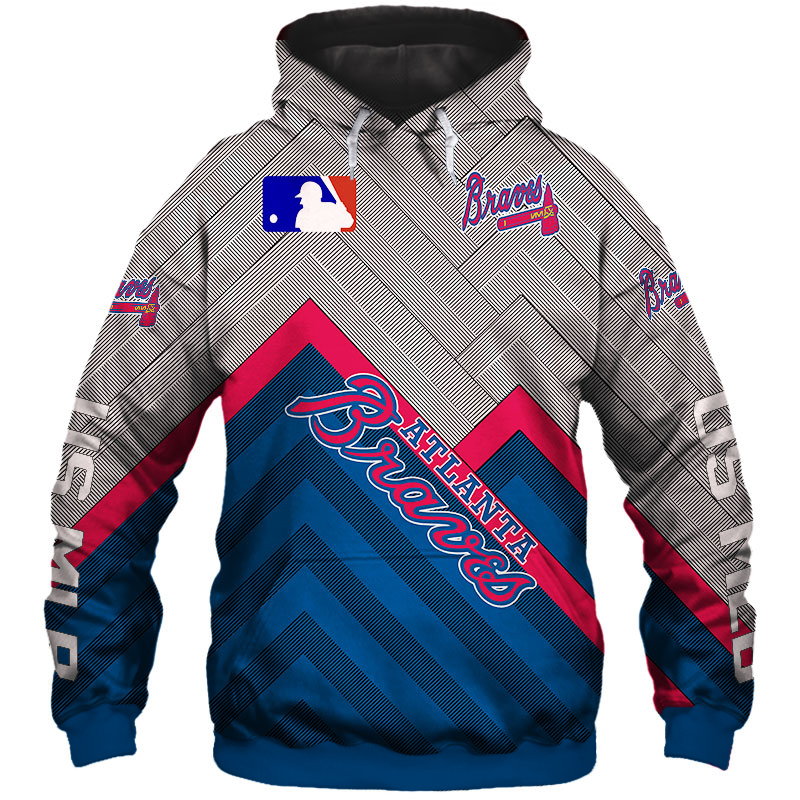 Atlanta Braves 3D Hoodie Gift For Fans Baseball For Fans MLB
