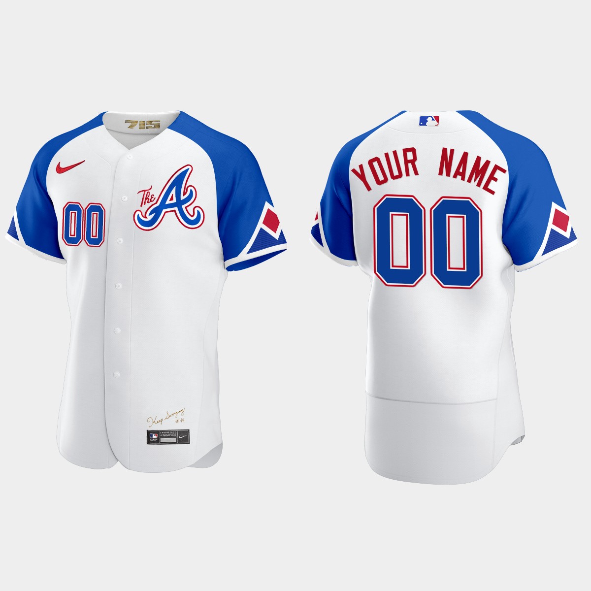 Atlanta Braves Custom City Connect Jersey - White
