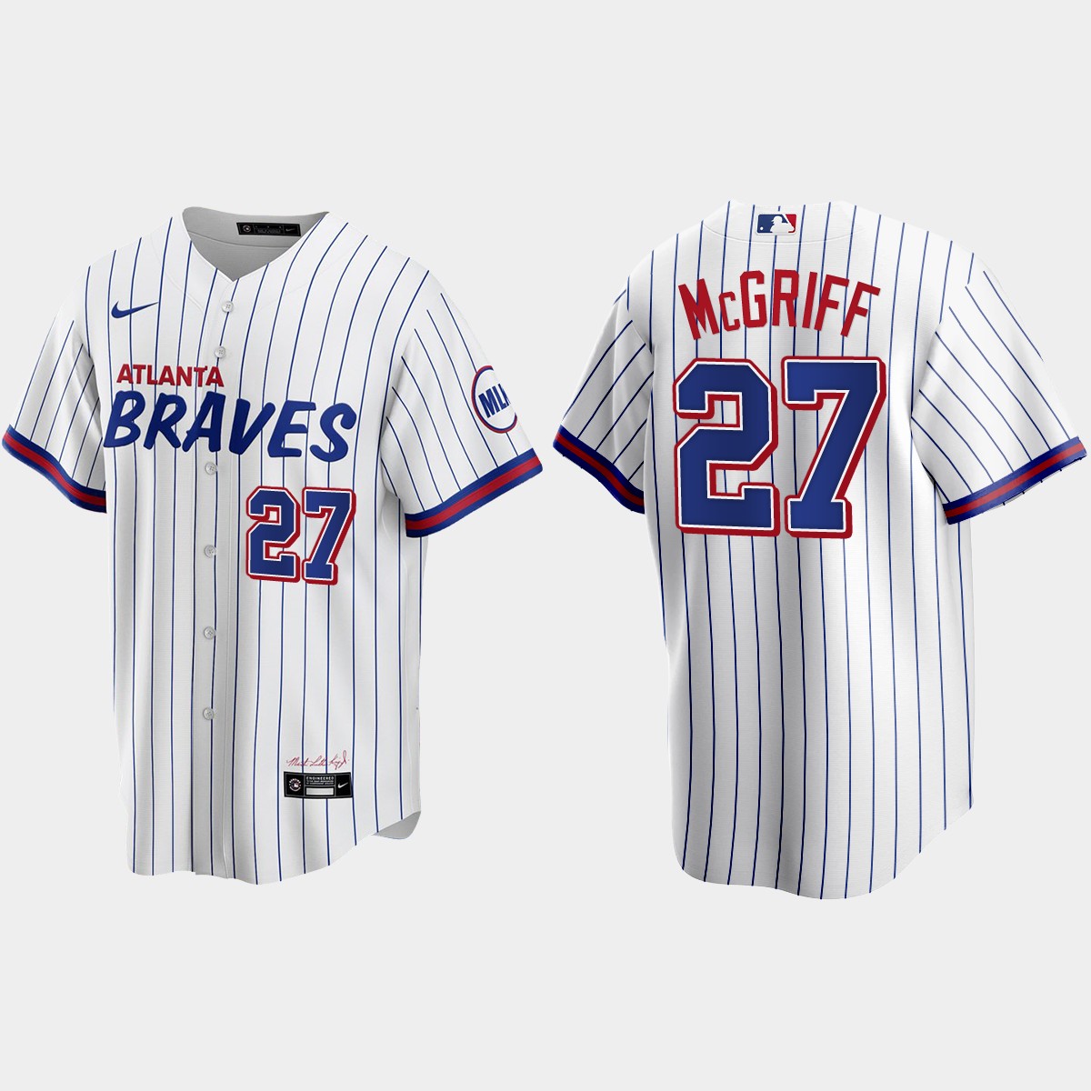 Atlanta Braves Fred McGriff 2021 City Connect Jersey - White