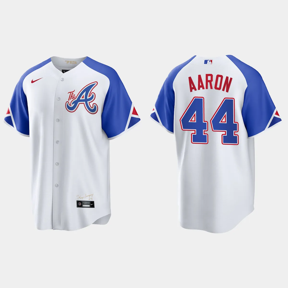 Atlanta Braves Hank Aaron 2023 City Connect Jersey - White