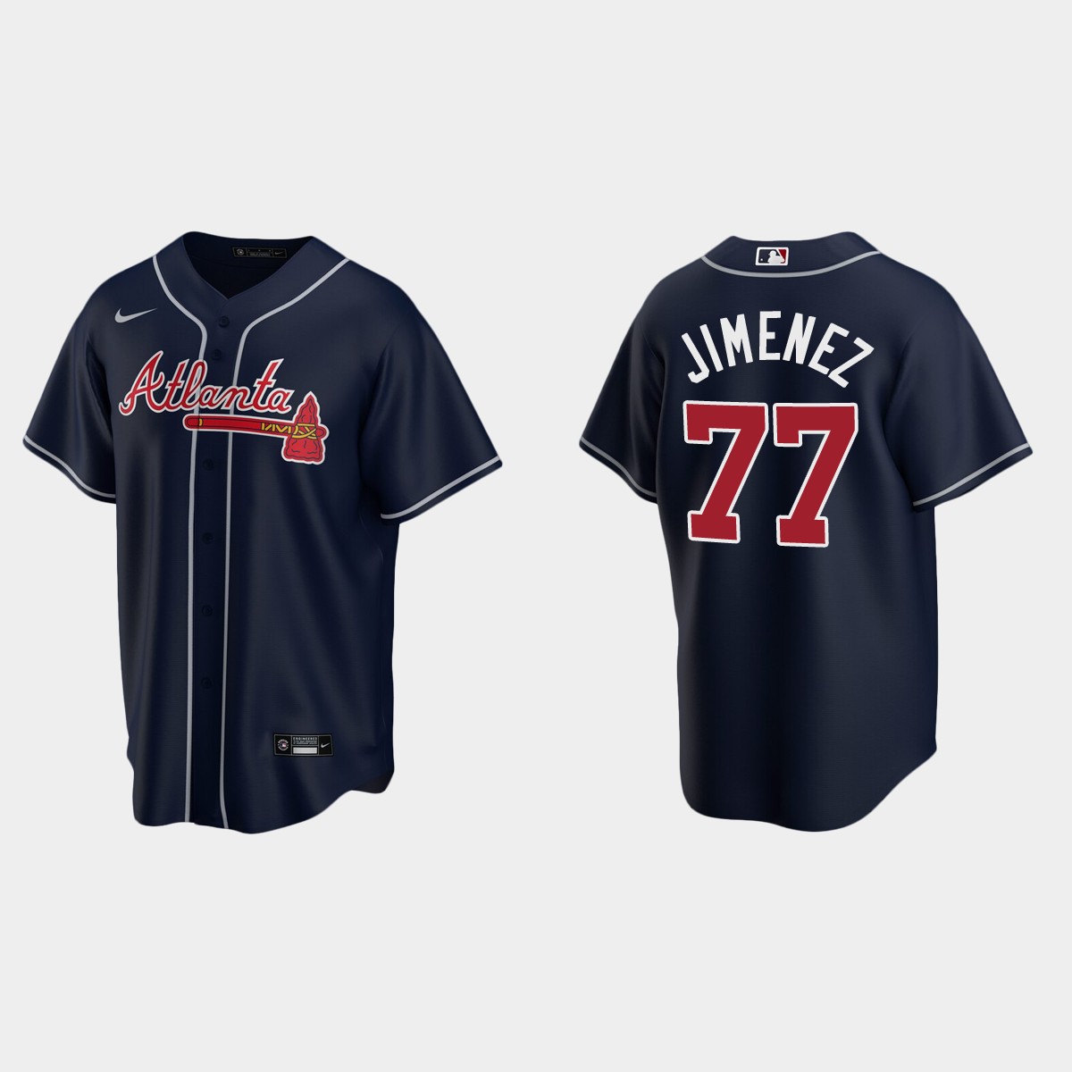 Atlanta Braves Joe Jimenez Alternate Jersey - Navy