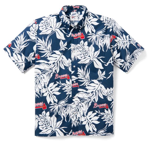 Atlanta Braves Logo Aloha MLB – Premium Hawaiian Shirt – Gift For Sports Lovers