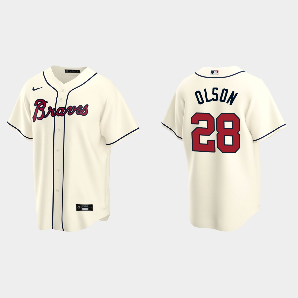 Atlanta Braves Matt Olson Alternate Jersey - Cream