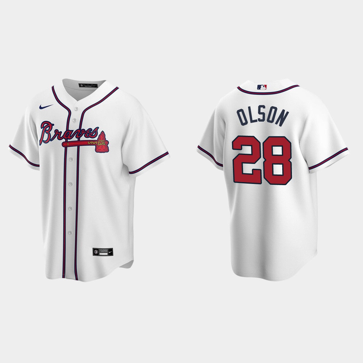 Atlanta Braves Matt Olson Home Jersey - White