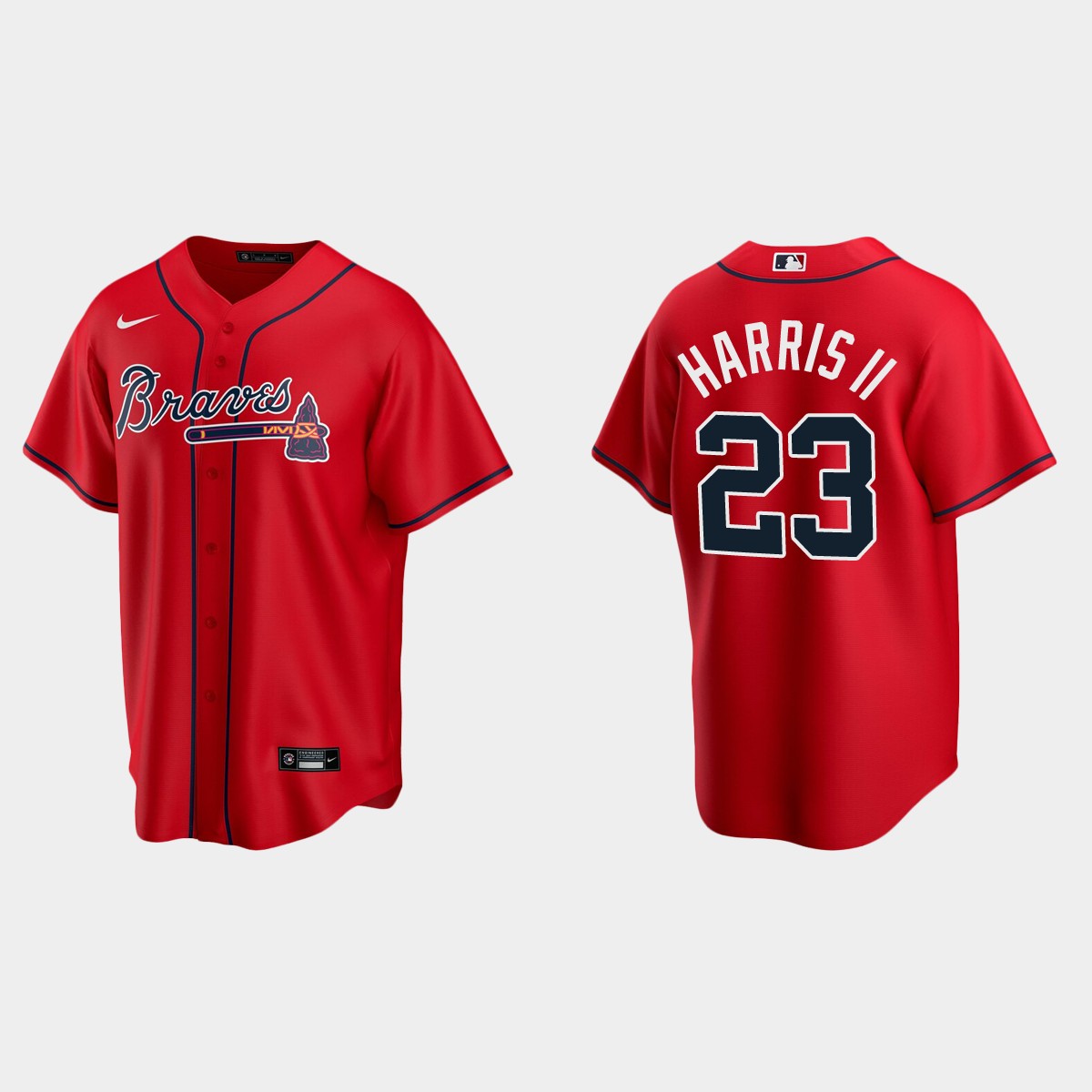 Atlanta Braves Michael Harris II Alternate Jersey - Red