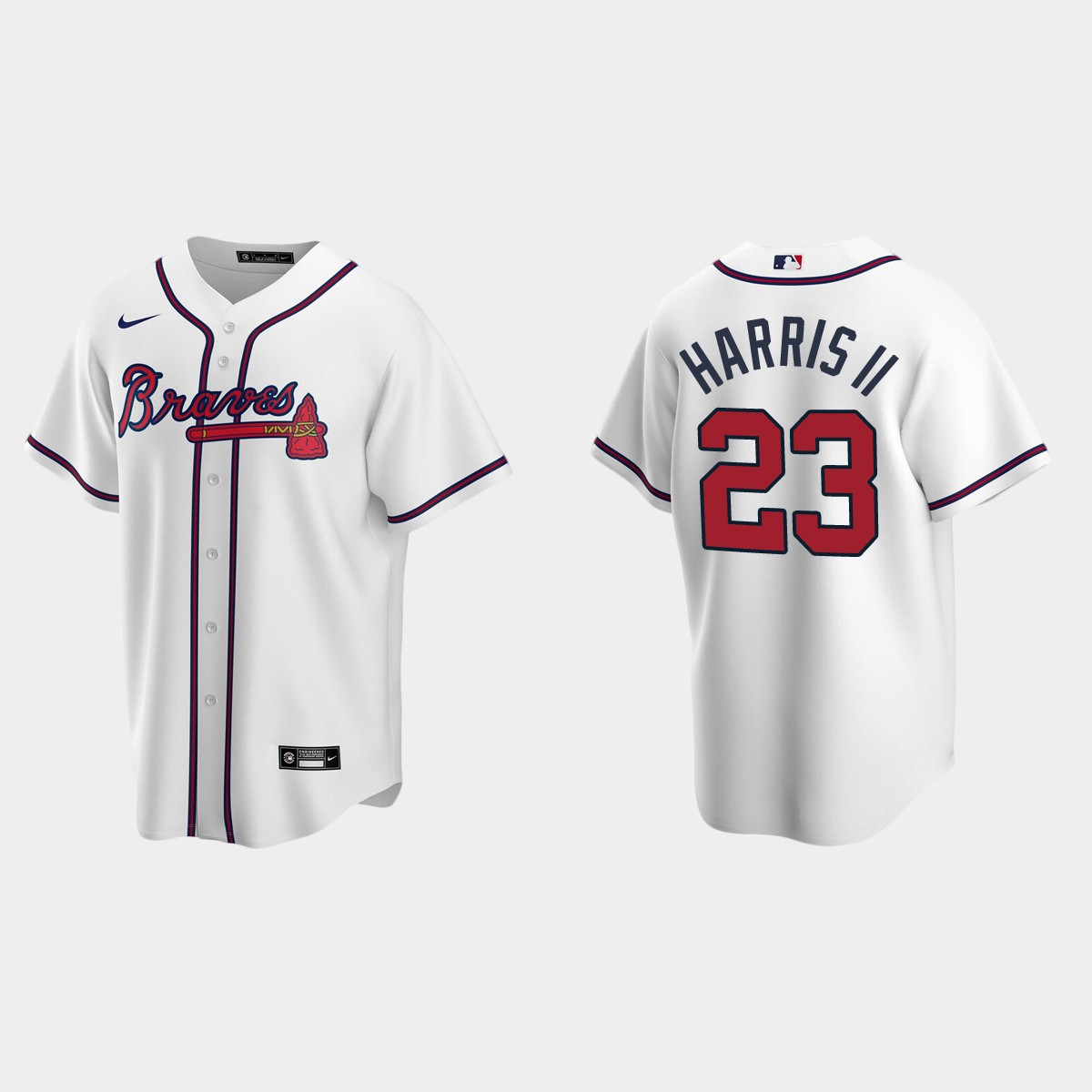 Atlanta Braves Michael Harris II Home Jersey - White