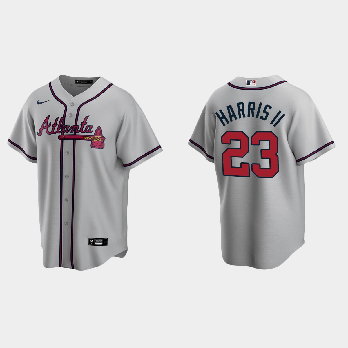 Atlanta Braves Michael Harris II Road Jersey - Gray