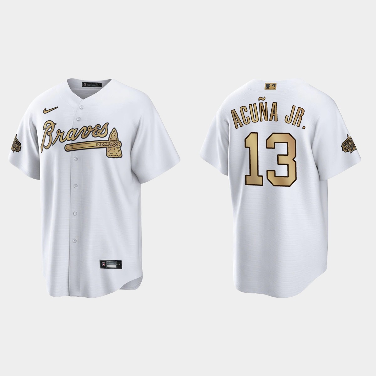Atlanta Braves Ronald Acuna Jr. 2022 MLB All-Star Game Jersey - White