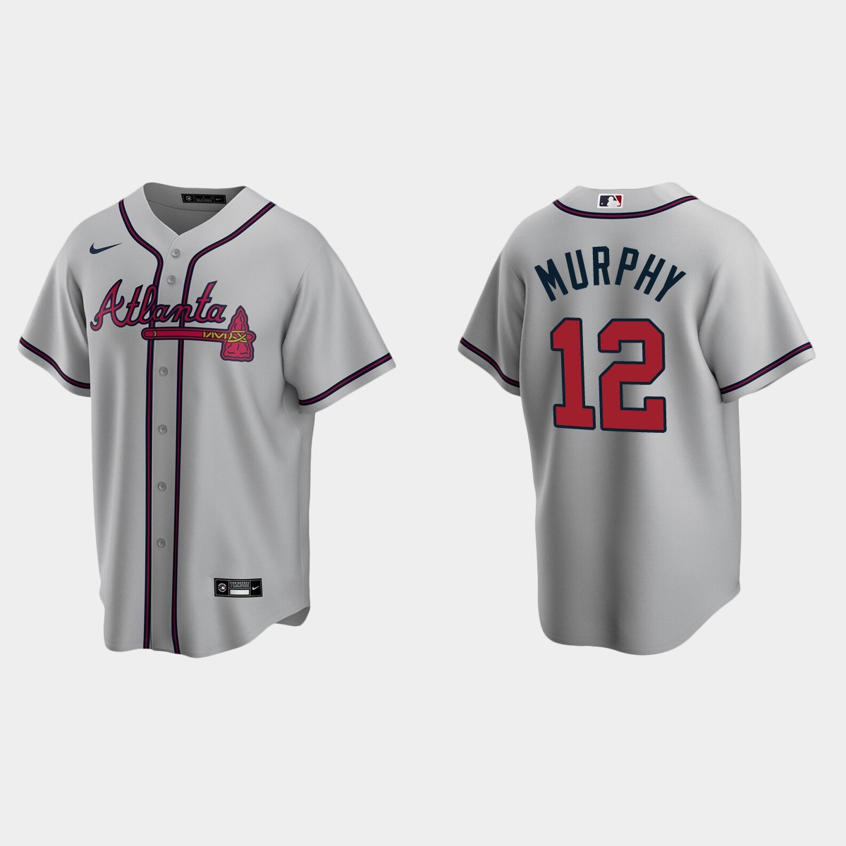 Atlanta Braves Sean Murphy Road Jersey - Gray