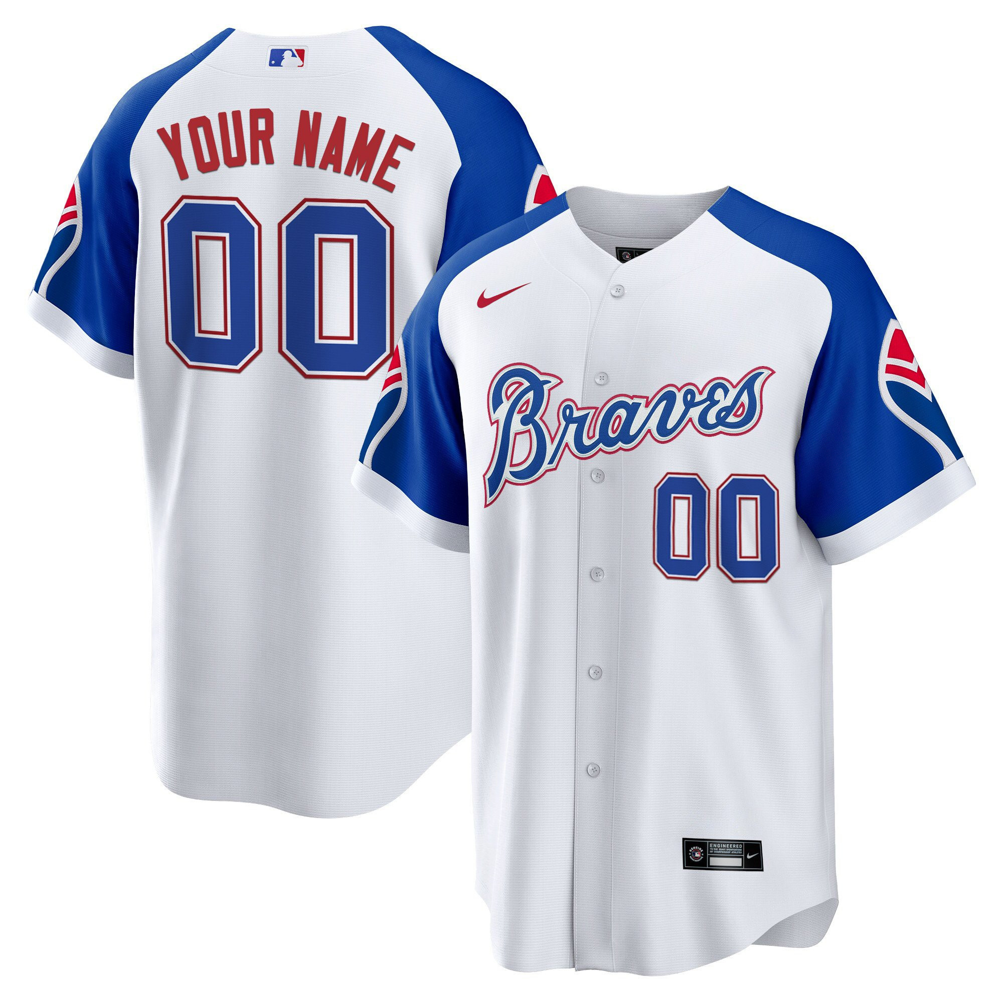Atlanta Braves Throwback 1974 - 1982 Custom 1974 Cool Jersey - All Stitched