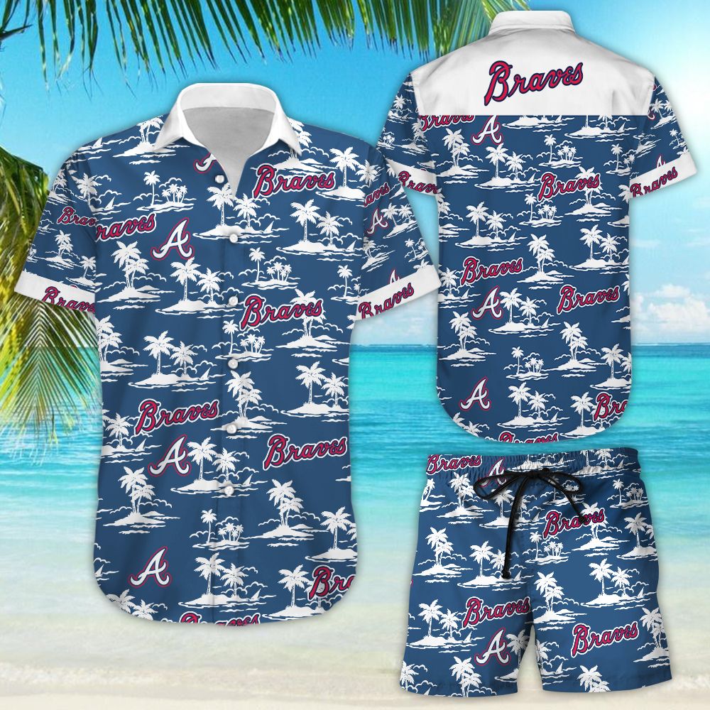 Atlanta Braves Vintage Mlb Hawaiian Shirt