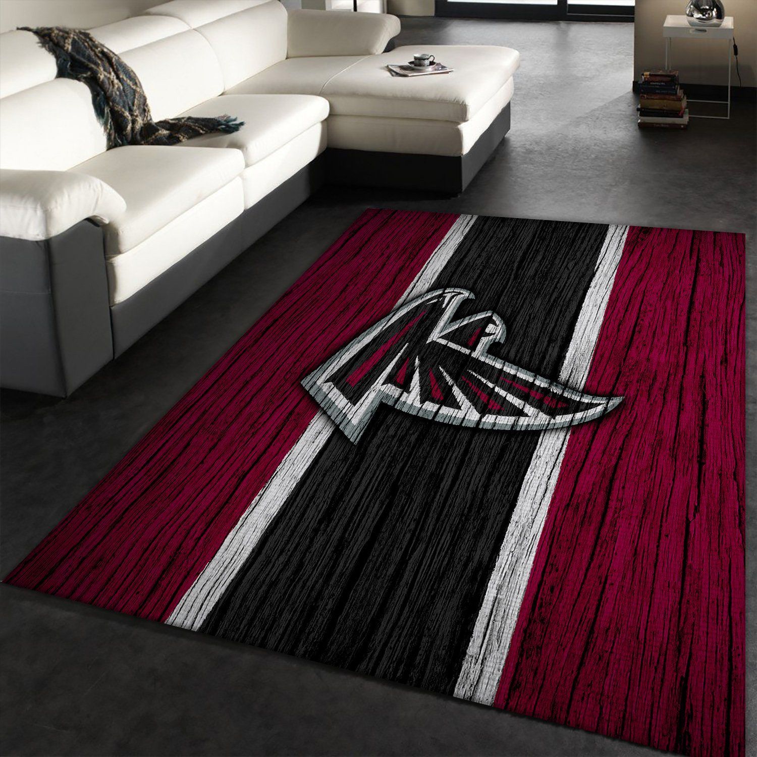 Atlanta Falcon Rectangle Rug – Custom Size And Printing