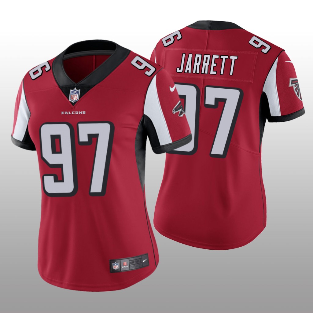 Atlanta Falcons #97 Red Grady Jarrett Game Jersey – Women