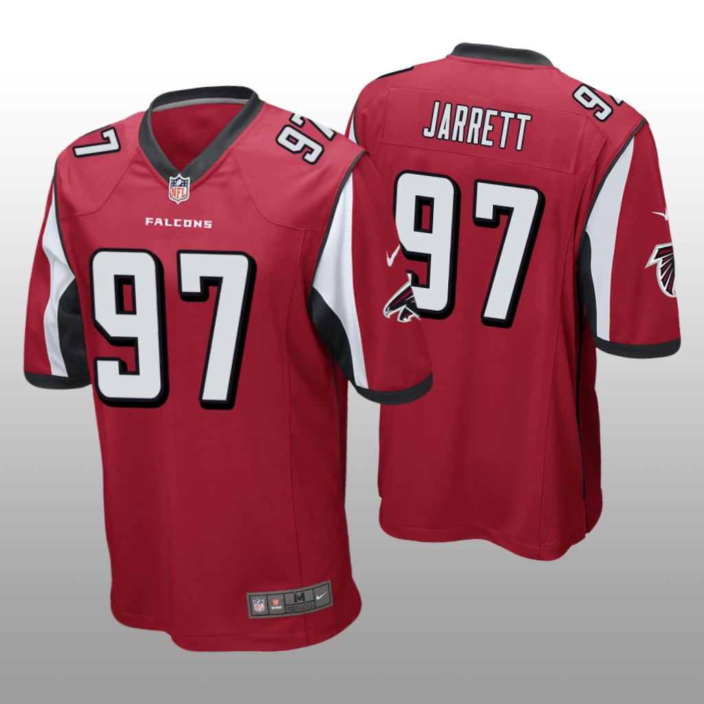 Atlanta Falcons #97 Red Men’s Grady Jarrett Game Jersey
