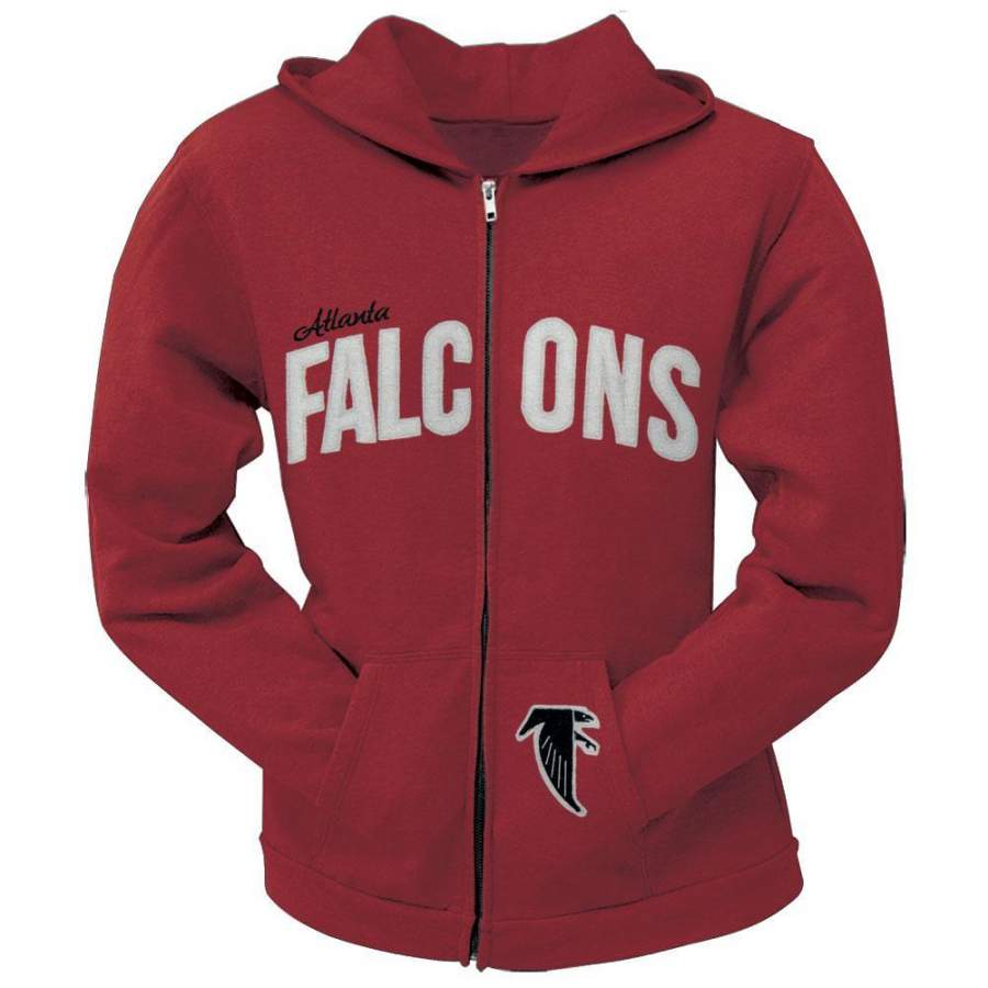 Atlanta Falcons – Pep Rally Premium Juniors Full Pullover / Zip Hoodie