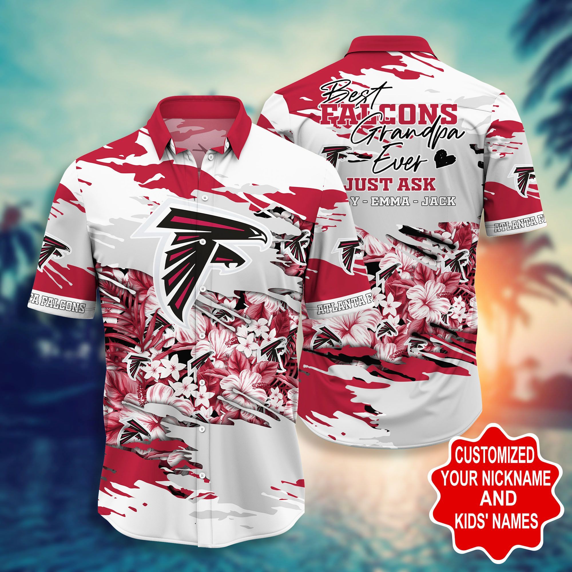 Atlanta Falcons -Pesonalized Hawaii Shirt STYLE HOT TRENDING SUMMER