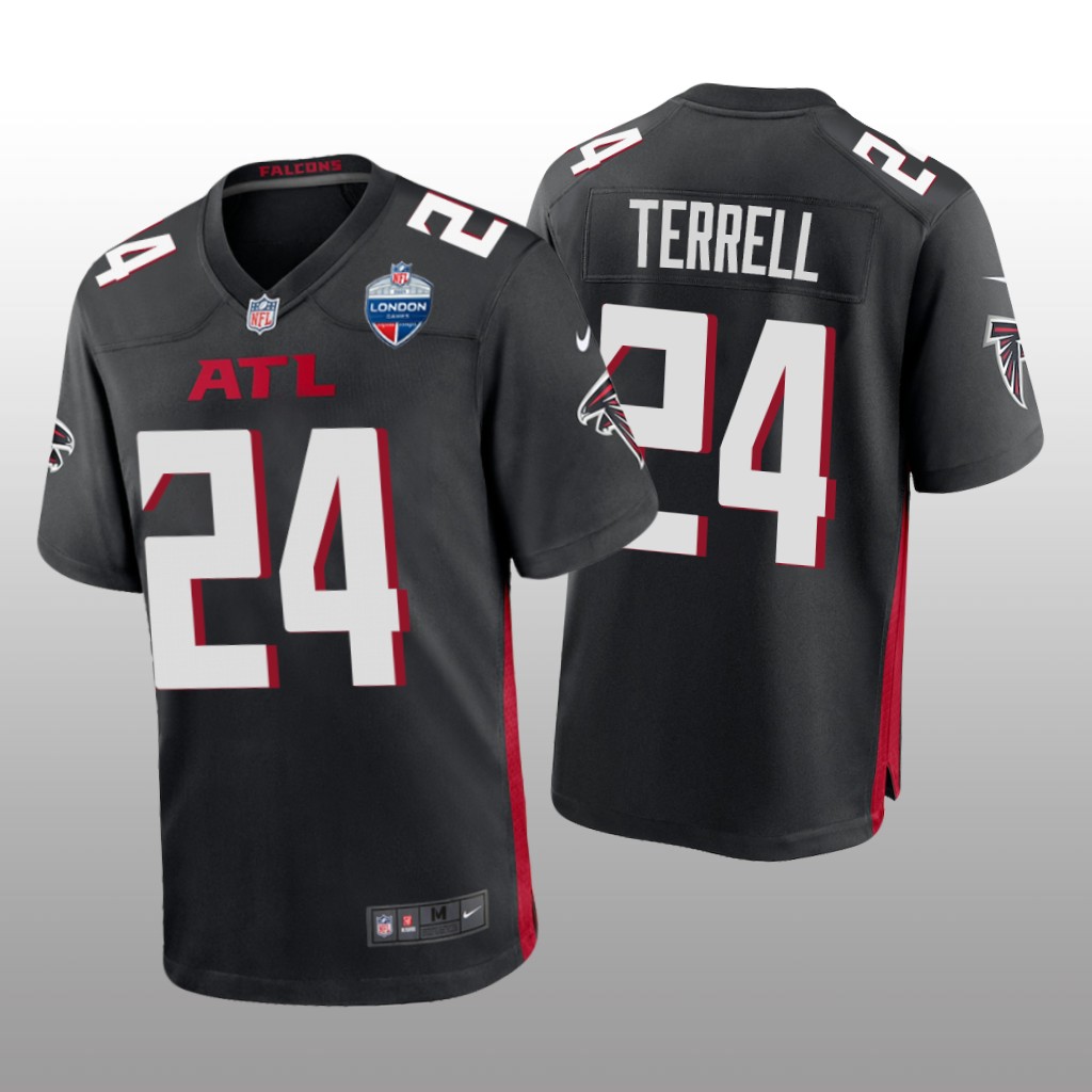 Atlanta Falcons A.J. Terrell Balck Game 2021 London Games Patch – Men’s