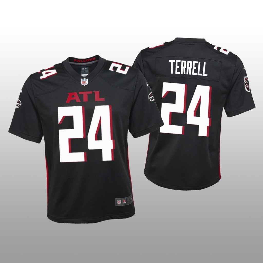 Atlanta Falcons A.J. Terrell Black Jersey Game – Youth