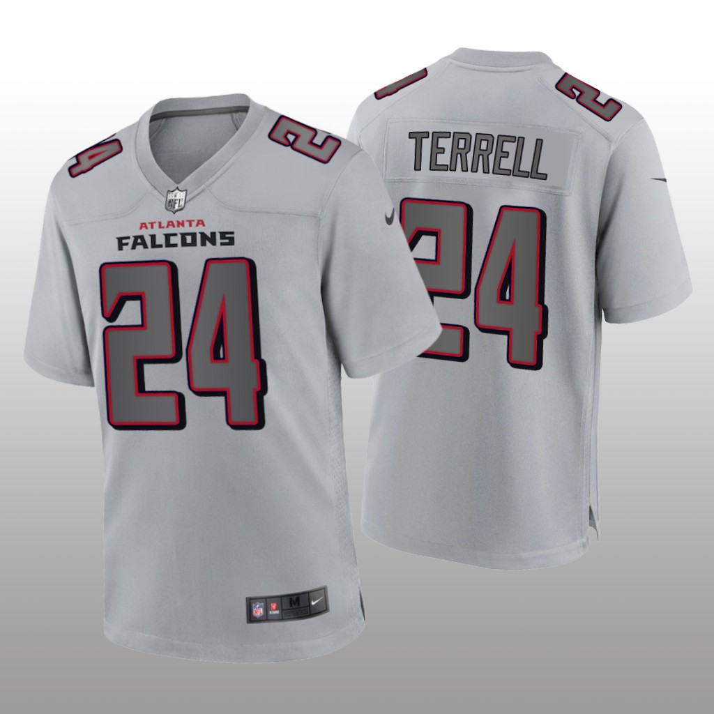 Atlanta Falcons A.J. Terrell Gray Jersey Atmosphere Fashion Game – Men’s
