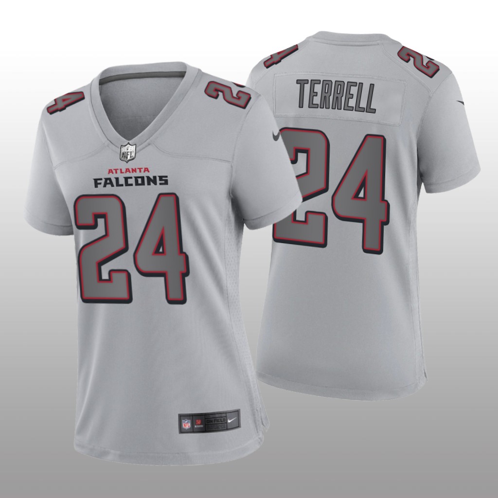 Atlanta Falcons A.J. Terrell Gray Jersey Atmosphere Fashion Game – Women’s