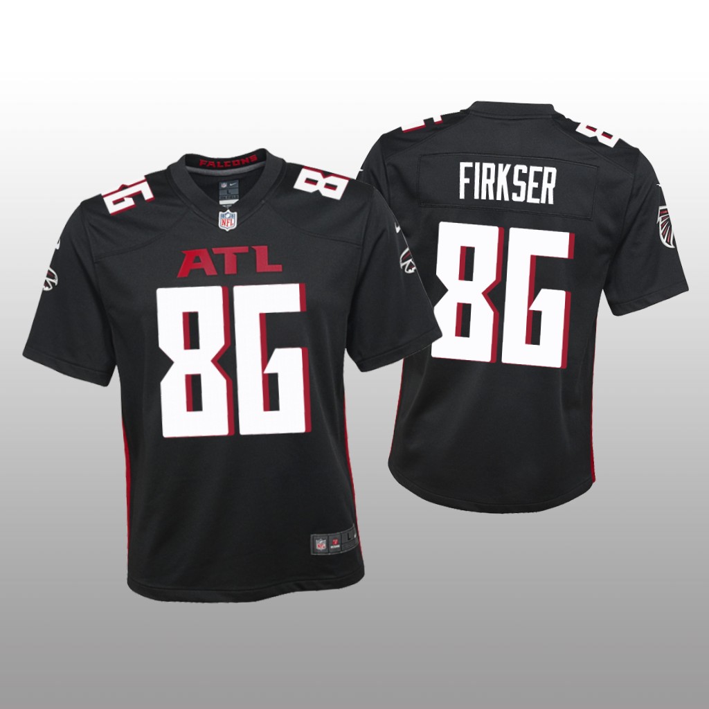 Atlanta Falcons Anthony Firkser Black Jersey Game - Youth