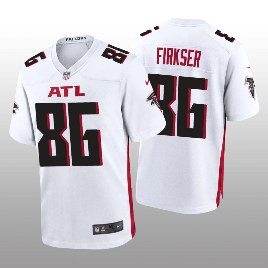 Atlanta Falcons Anthony Firkser White Jersey Game - Men's