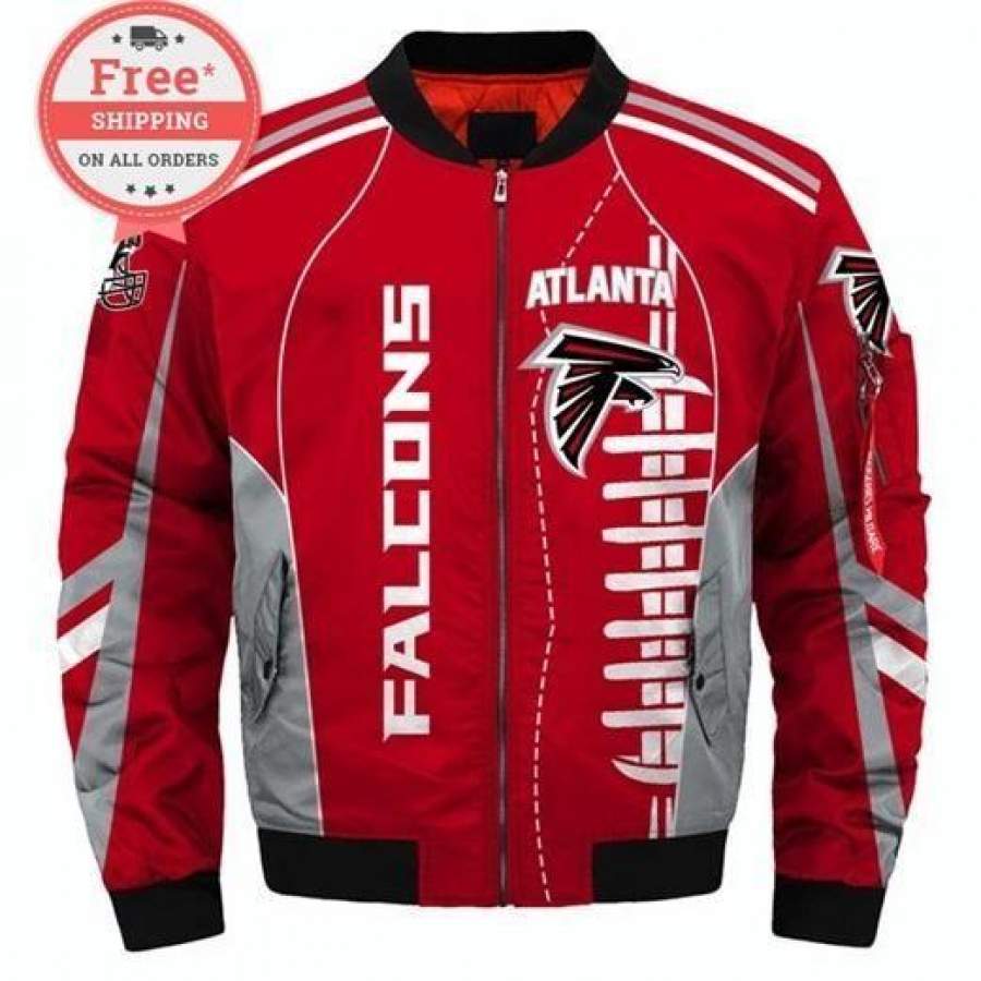Atlanta Falcons Bomber Jacket Unisex 3D All Over Print
