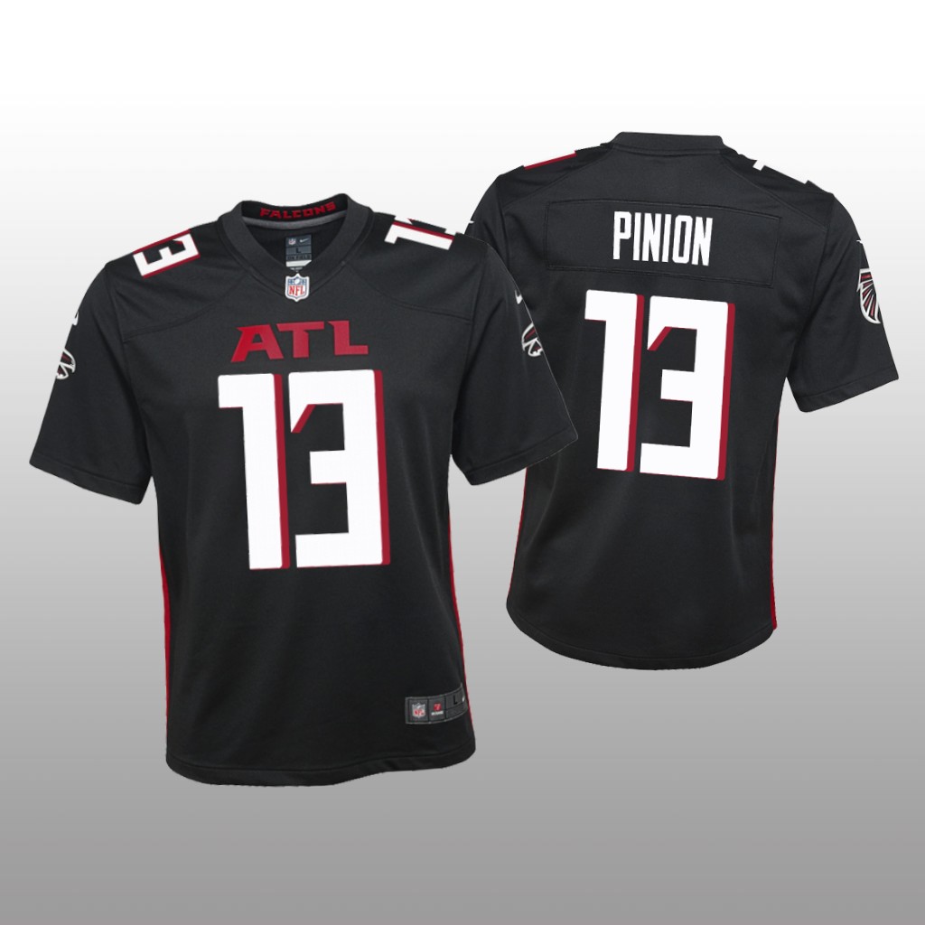 Atlanta Falcons Bradley Pinion Black Jersey Game - Youth
