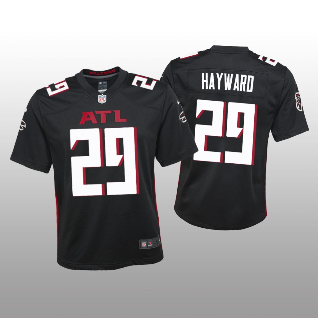Atlanta Falcons Casey Hayward Black Jersey Game - Youth