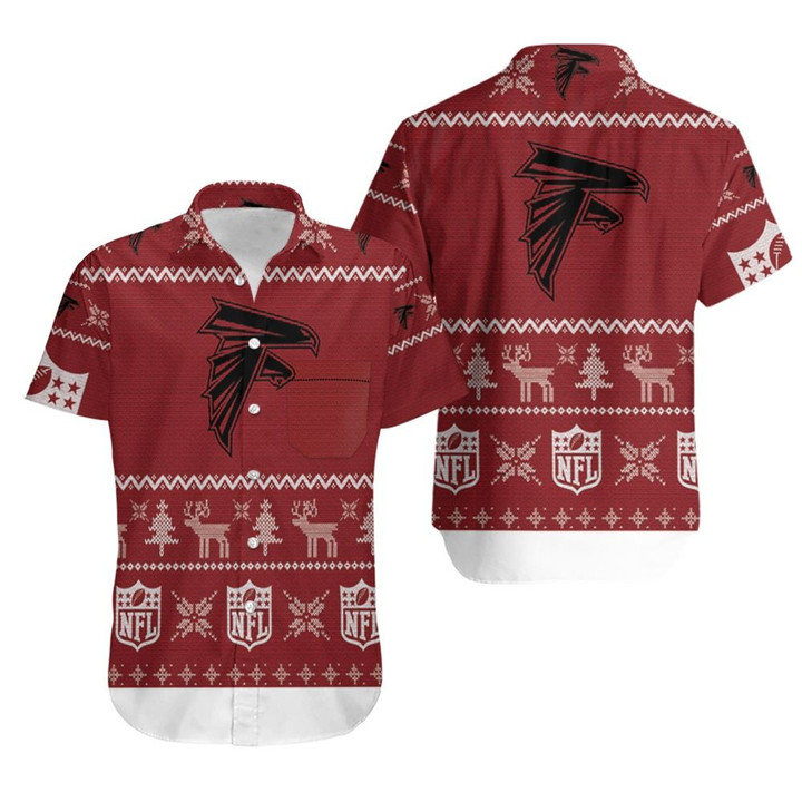 Atlanta Falcons Christmas Hawaiian Shirt