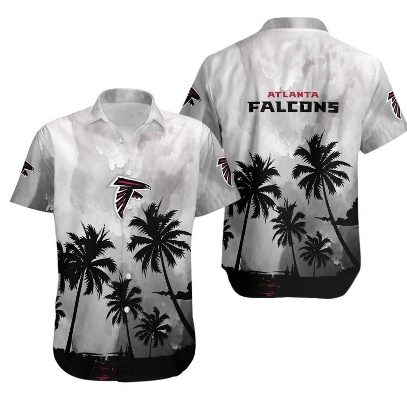 Atlanta Falcons Coconut Trees Hawaiian Shirt