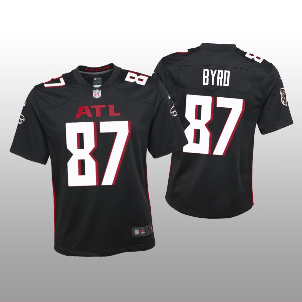 Atlanta Falcons Damiere Byrd Black Jersey Game - Youth